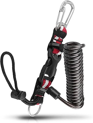Uofani diving rope row rolled up in robust stainless steel with clip.. Discover shopping made simple with DIAYTAR NIGERIA's comprehensive platform and nationwide delivery service.