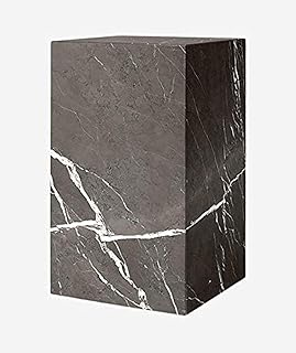 Lamac Crafts - Black marble side table (30x30x50 cm).. Experience the power of choice with DIAYTAR NIGERIA's vast catalog and affordable 5-8 day delivery.