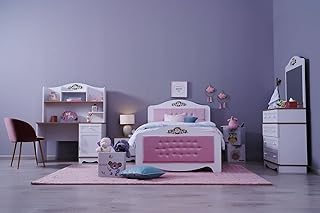 Pan children's bed Emirates Home Furniture Kinderwood, Size 120 x 200 cm, white color.. Shop across categories at DIAYTAR NIGERIA with the confidence of affordable prices and delivery within 8 days.