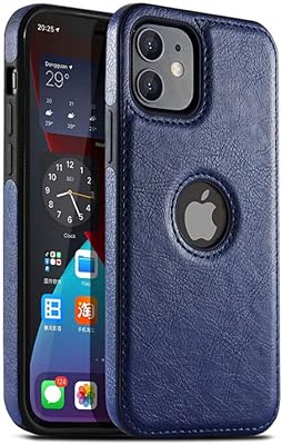 Flexible rear shell in synthetic leather tech studio for iPhone 12/12 pro for iPhone 12/12 pro - 6.1 inch (peaceful blue).. From big brands to everyday basics — DIAYTAR Nigeria has you covered.