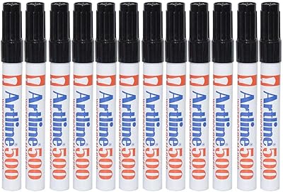 Pen Marker For White Artline Armk500bk, 12 pieces, black.. Shop across categories at DIAYTAR NIGERIA and enjoy budget-friendly nationwide shipping in 5-8 days.