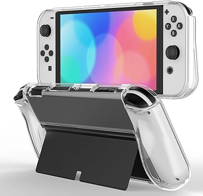 Itendo Switch (OLED model) 7-inch version 2021 protective case, shell with shock absorption and anti-scratch design, HD Clear.. DIAYTAR NIGERIA makes quality accessible with our affordable prices and dependable delivery service.