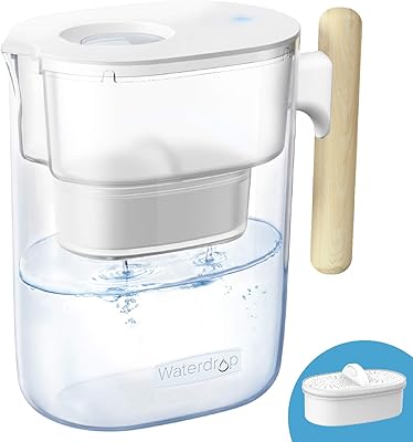 Long -lasting Xtreme Water Pichet (200 L), BPA without BPA, 10 cups with wooden handle - Quick filtration with super absorbent material.. Shop with confidence at DIAYTAR NIGERIA, Nigeria's premier affordable e-commerce platform.