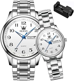 Set of couple watches for men and women, waterproof watertight with matching romantic steel steel with date, 39 mm, mode.. Discover why DIAYTAR NIGERIA is the smart shopper's choice for affordable products delivered nationwide.