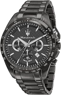 Maserati watch for men by traguardo limited edition, chronograph, quartz watch - R8873612045, dark gray, 45 mm, bracelet, dark gray, 45 mm, bracelet.. DIAYTAR NIGERIA brings the market to your fingertips with affordable prices and swift delivery services.
