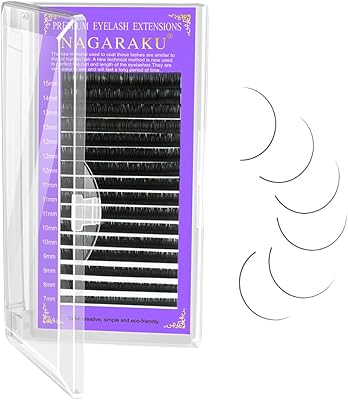 Nagaraku synthetic mink eyelash extensions individual size in 1 box.. DIAYTAR NIGERIA: Where quality products become affordable with our nationwide shipping service.