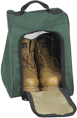 Robust and breathable boot bag for walking, hiking, work or military boots (green), green, up to size 12, shoe bag.. DIAYTAR NIGERIA revolutionizes online shopping with competitive prices and reliable 5-8 day delivery.