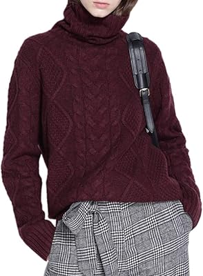 Kashmir wool sweater for women, a large slim with thick round neck for women.. DIAYTAR NIGERIA: Where countless products meet affordable prices and reliable nationwide shipping.