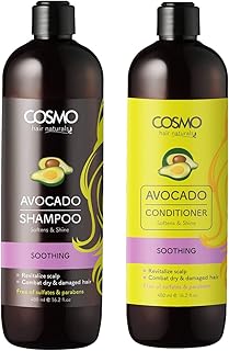 Shampoo and soothing after-shield cosmo Avocado 480 ml, unisex, lot of 2.. Navigate countless options with DIAYTAR NIGERIA's comprehensive marketplace and budget-friendly shipping.