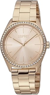 Modern quartz watch Aubrey for woman mind - model ES1L289M0075, gold.. Experience the DIAYTAR difference with our vast product selection and delivery within 5-8 days.