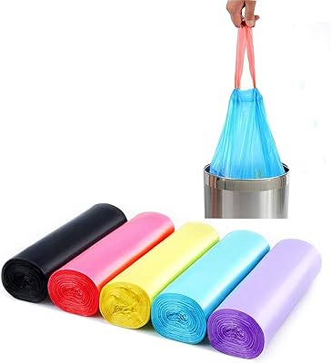 Helberry Eco Care cord trash bag, 5 gallons, 5 x 15 bags, waterproof trash bags with handle for the kitchen, the house and the office.. Transform how you shop with DIAYTAR NIGERIA's vast selection and budget-friendly delivery options.