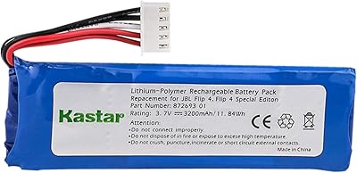 Kastar replacement battery 37 V 3200 mAh-1184 W Lithium polymer for JBL.. Reliable delivery, all over Nigeria — that’s DIAYTAR Nigeria promise.