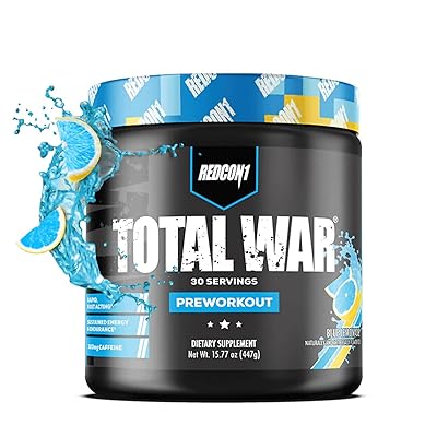 Redcon1 Total WAR-Pre-training, 30 portions, energy boost, increases endurance and concentration, beta-alanine, caffeine (blue file).. DIAYTAR NIGERIA transforms dreams into deliveries with our affordable prices and 5-8 day shipping.