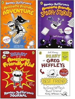 Jeff Kinney Collection Box of 4 pounds (Journal of a brilliant and friendly child, the brilliant adventure of Rowley Jefferson, Awesome Freindly Spookystories, newspaper of the best friend of Greg Heffley).. Discover the convenience of DIAYTAR NIGERIA's vast e-commerce platform with delivery in just 5-8 days.