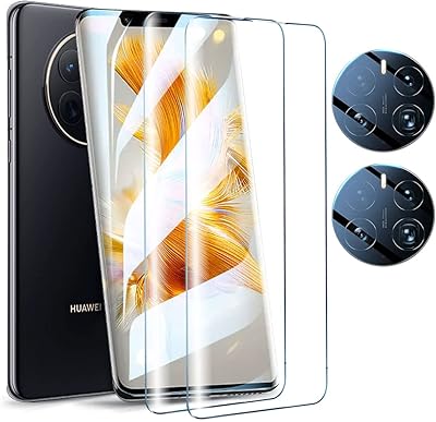 Moninsta screen protector Compatible with Huawei Mate 50 Pro, Camera lens protector, Dipped glass 9 am, full screen cover without bubbles and 3D curved edges.. Affordable shopping made easy on DIAYTAR Nigeria, with fast delivery from 5 to 8 days.