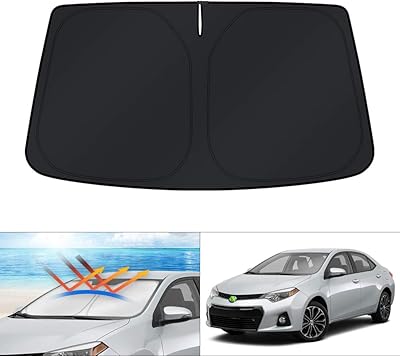 Foldable cast iron in cast iron that blocks ultraviolet rays and keep your car and your Toyota Corolla in Frais 2014 2015 2016 2017 2019 2019 2019.. With DIAYTAR Nigeria, shopping online is easy, affordable, and fast.