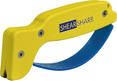 Set of knives and kitchen scissors Ecosharp - Yellow/Blue, AS15896.. Your digital shopping companion, DIAYTAR NIGERIA offers exceptional value with delivery in less than 8 days.