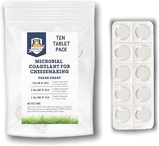 Microbial rennet for cheese manufacturing | Vegetable reward tablets | milk coagulation | Vegetarian cheese manufacturing | long -term, perforated retention tablets to facilitate use.. DIAYTAR NIGERIA delivers affordability and convenience to your doorstep within 8 days of purchase.