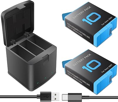 USB 3 in 1 NATO battery charger for action camera.. Transform how you shop with DIAYTAR NIGERIA's vast selection and budget-friendly delivery options.