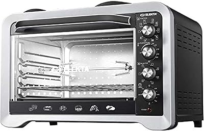 Elekta 45 l electric oven with 2 heating and roasting plates, black/silver, ebro-444hp (a) \ "guarantee manufacturer of one year \".. Shop smarter with DIAYTAR NIGERIA's vast product range and budget-friendly delivery within the week.