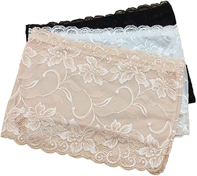 3 pieces bra band in floral lace for women, high of stretch bras without seamless straps for daily use-M, several colors, m.. DIAYTAR NIGERIA: Making quality products accessible to all Nigerians at affordable prices.