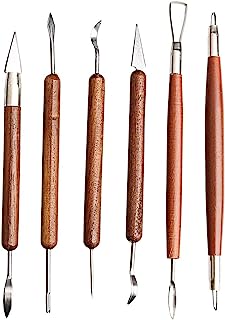 S&A TEACHERS Edition, 6 pottery and clay sculpture tools, double -sided smooth wooden handles... Shop across boundaries with DIAYTAR NIGERIA's comprehensive catalog delivered nationwide at budget rates.