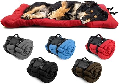 Portable bed for dog and cat, washable cushion, foldable oxford fabric carpet for pets, for interior and exterior, campsite, trip, hiking, different sizes (90 x 40 cm) (red).. Experience the ease of modern shopping with DIAYTAR NIGERIA's vast selection and quick delivery service.