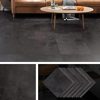 Levelin 32 pieces set of removable vinyl tiles gray anthracite waterproof for bathroom tiles and isolated surfaces 12x12.. Your shopping dreams realized through DIAYTAR NIGERIA's affordable platform with reliable delivery times.