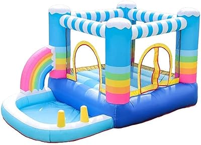 Small inflatable inflatable trampolines for children's inflatable trampolines safe and smooth with toy pool blower for inflatable castle for interior or outdoor children.. DIAYTAR NIGERIA combines affordability, variety, and convenience with nationwide delivery services.