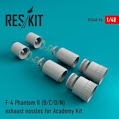 Reskit RSU48-0094-1/48 F-4 Phantom II (B/C/D/N) Exhaust tips for Academy Kit Detail detail.. Fast delivery is our promise — DIAYTAR Nigeria keeps it real.