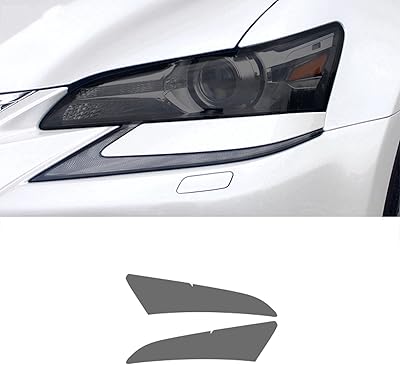 Transparent black TPU car headlight protection sticker for Lexus GS 2015-2020 GS 350 300 450 200, Accessories.. Shop electronics, clothes, and everything in between on DIAYTAR Nigeria.