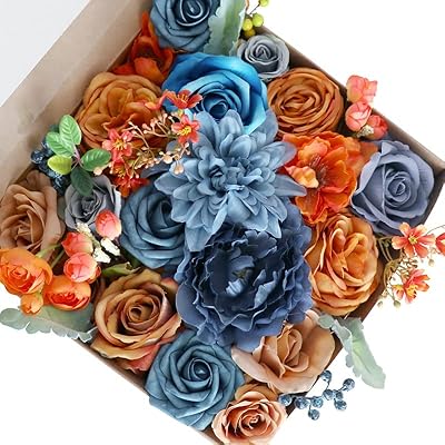 Combined box of artificial flowers, silk artificial flowers for wedding cake decoration, flower table centers for table decoration (18 colors).. DIAYTAR NIGERIA: Where thousands of products meet affordable prices and reliable 5-8 day delivery.