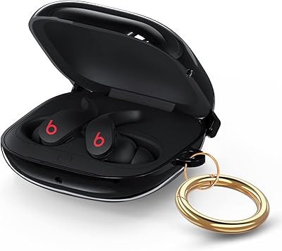 Beats fit pro protection shell, clear air spoo box for Apple Beats Fit Pro 2021, antichoc with keychain (black).. DIAYTAR NIGERIA: Where every shopping need is met with affordable prices and reliable 5-8 day delivery.