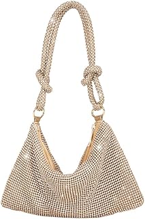 Elegant handbags in rhinestones for women, shiny shoulder strap bag, glitter shoulder bag for wedding dinner.. Your shopping aspirations fulfilled at DIAYTAR NIGERIA with competitive prices and reliable delivery.