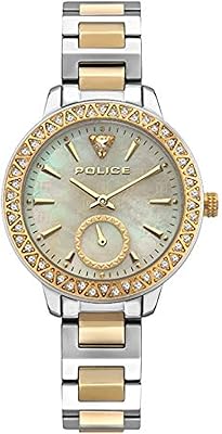 Dounan analog quartz watch for women with light golden dial and stainless steel bracelet silver-gold plated-pl.15698bstg-d54m, brown, bracelet.. Embrace the convenience of DIAYTAR NIGERIA with thousands of products at your fingertips, delivered nationwide.