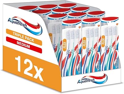 Aquafresh clean & flex toothbrush 30 cm x 3 parts, average size.. Experience shopping without compromise at DIAYTAR NIGERIA, with vast selection and quick delivery.