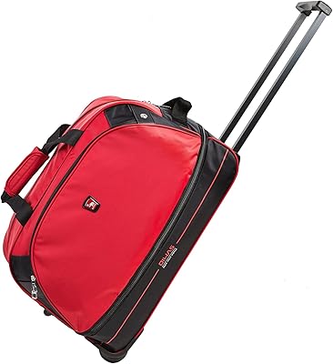 Owas Trolley Baggage 45L Plus 10L Trolley Function Extendable Handbags for Men Women, Red, 55L, Travel Bag.. Buy better with DIAYTAR Nigeria — the ultimate e-commerce platform in Nigeria.