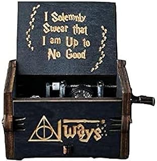 Music box carved in olaf Harry Potter crank wood, music gift, Sweet of Song game, Mini Classical Music Box (Black version).. With DIAYTAR Nigeria, everything is within reach — and within budget.