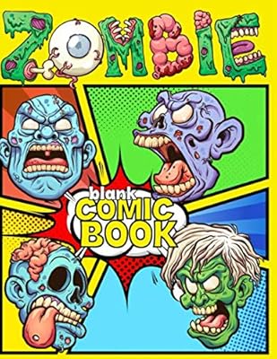 Virgin zombie comic strip: Create your own zombie comic strip with this notebook | Over 100 pages, 8 different models, more than 100 pages 8.5 x 11.. Shop from anywhere in Nigeria and receive your DIAYTAR purchases at affordable prices within a week.