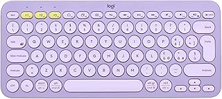 Bluetooth Logitech K380 QWERTY Italian - Violet Multi -Appareils Wireless.. DIAYTAR NIGERIA: Nigeria's answer to affordable online shopping with reliable 5-8 day delivery guarantee.