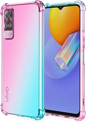 Easy Life Go, a fine shell and absorbing shocks with flexible edges of heat -resistant polyurethane and reinforced corners for Vivo Y31 / Vivo Y51 2020, Multicolor, Rose and Green.. Discover endless possibilities with DIAYTAR NIGERIA's comprehensive selection and reliable shipping.