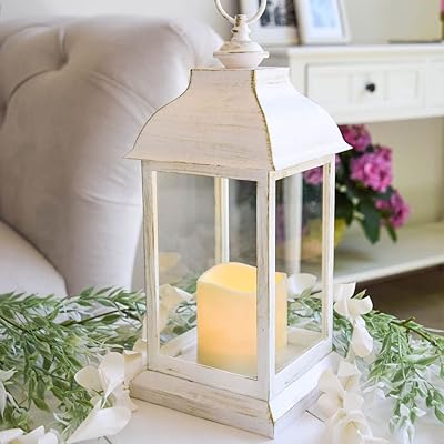 6 pieces Decorative lights LED, Kate Aspen Ancient White Decor at home Rustic table lamp Decorative table centers for wedding, birthday party - Manchester.. DIAYTAR NIGERIA: Your affordable gateway to thousands of products delivered within a week.