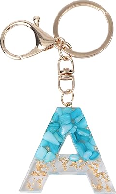 Nobesti keychain with the first letter of A, Keeings of the blue alphabet for women, wallets and handbags, car decoration accessories.. DIAYTAR NIGERIA connects your desires with reality through our affordable e-commerce platform and quick delivery.