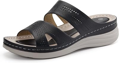 Comfortable Women's Sandals with wide heels, open ends and thick, easy to wear soles.. DIAYTAR NIGERIA: Where shopping meets satisfaction with affordable prices and prompt delivery services.