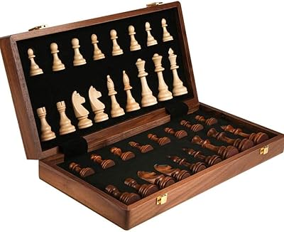 MNBV portable wooden chess game, size l.. Discover thousands of products on DIAYTAR Nigeria with delivery between 5 to 8 days across the country.