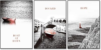 Restaurant wall art, decorative living room painting, printing on modern Scandinavian landscape canvas, suspended images triptych.. Click, pay, receive — DIAYTAR Nigeria makes online shopping seamless.