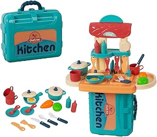Toon Toys Little Chef 3 Kitchen Set 3 in 1 set for children with toys.. Shop efficiently from anywhere with DIAYTAR NIGERIA's comprehensive platform and quick delivery options.