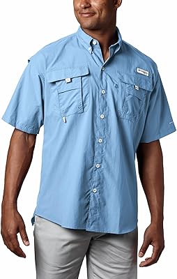 Shirt with short sleeves Colombia PFG Bahamatm II for men.. DIAYTAR NIGERIA: Bringing quality products to your doorstep at prices that won't break the bank.