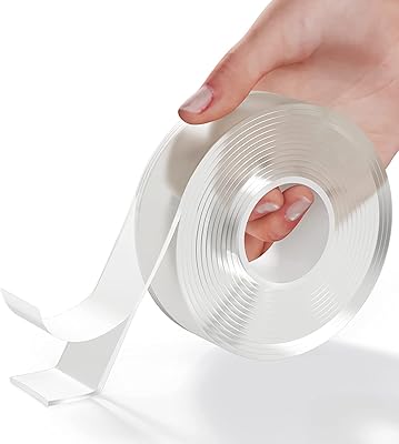 Robust double side ribbons, reusable powerful reusable adhesive tapes, removable and washable versatile - Nano Transparent tape for the installation of car, home office.. DIAYTAR Nigeria — the online store where variety meets value.