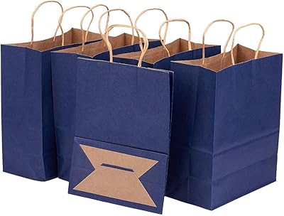 Package of 30 cardboard bags with twisted handles () Gift shopping for holidays.. DIAYTAR Nigeria: trusted by thousands for fast, reliable delivery.